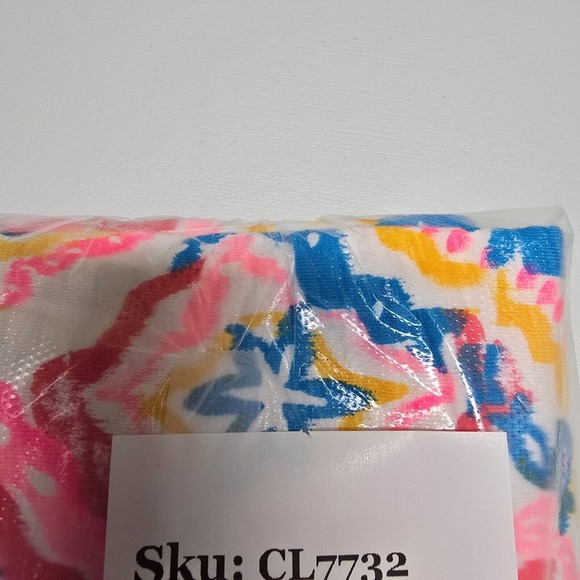 Fresh Produce Shirt Womens 3X Tunic Long Sleeve Colorful Cotton Geometric Artsy - Picture 12 of 12